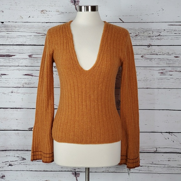 Free People Sweaters - Free People May Morning Bell-Sleeve Sweater Size S